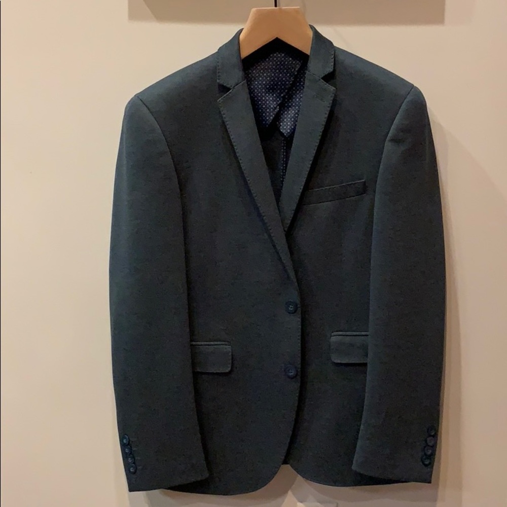 Bar III Men’s Suit Jacket in Dark Blue Gray